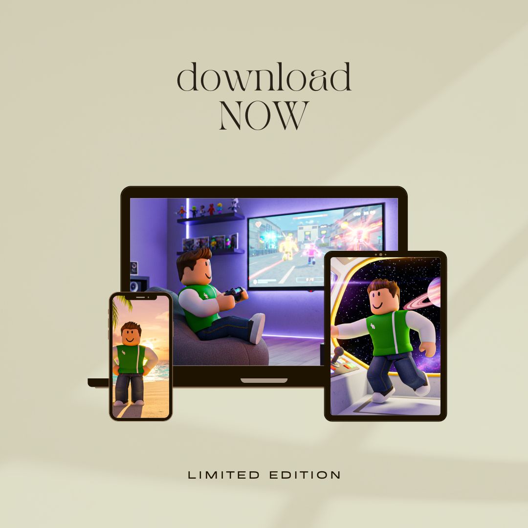 a collection of 3 wall paper photos Solom limited Edition + 50 ROBUX GIFT - EstubeGaming