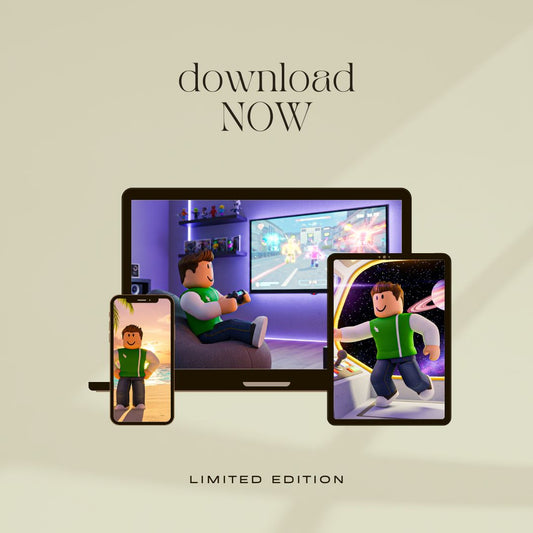 a collection of 3 wall paper photos Solom limited Edition + 50 ROBUX GIFT - EstubeGaming
